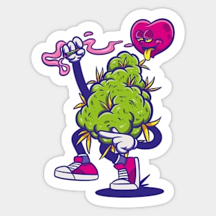 happiness weed Sticker